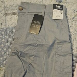 Lee Light Gray Cargo Shorts